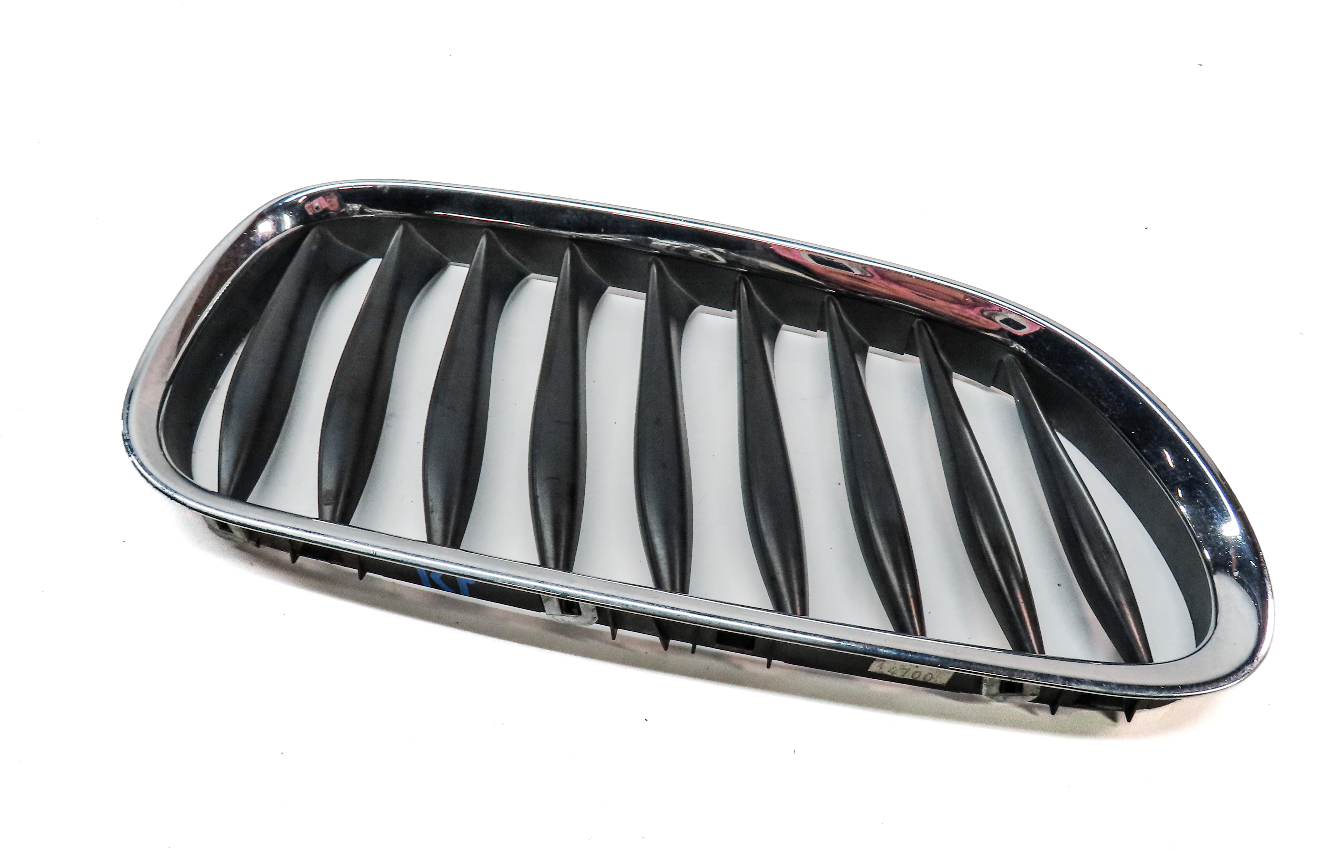 2003-2008 BMW Z4 (E85) RIGHT FRONT PASSENGER HOOD VENT GRILLE (GRAPHITE CHROME) — exact item pictured